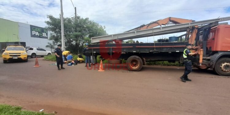 Operário fica ferido em queda durante obra de iluminação em Pedro Juan Caballero