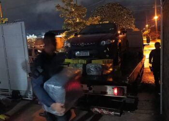 PM encontra grande carregamento de maconha em Ponta Porã