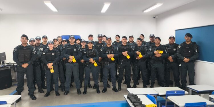 Polícia Militar conclui instrução de habilitação em Taser em Coxim e Cidades da região Norte de MS