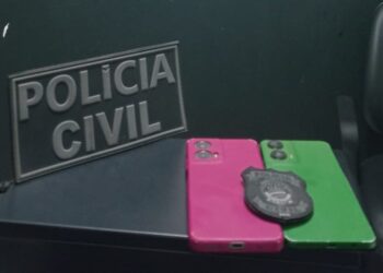 Em Ladário Polícia Civil recupera celulares roubados e identifica um dos autores dos crimes