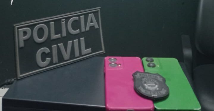 Em Ladário Polícia Civil recupera celulares roubados e identifica um dos autores dos crimes