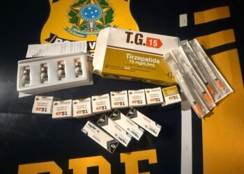 PRF apreende Mounjaro e celulares em MS