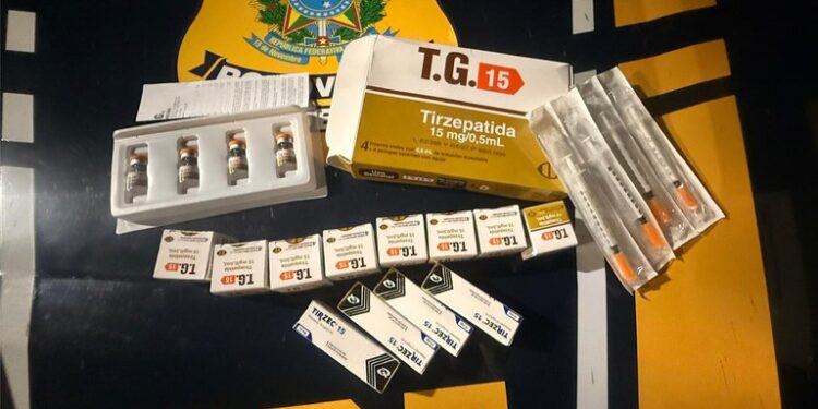 PRF apreende Mounjaro e celulares em MS