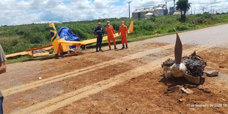 Queda de avião agrícola deixa piloto morto em MT