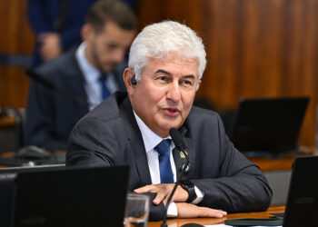 Em pronunciamento, à bancada, relator do PL 1.146/2023 e do PL 432/2025, senador Astronauta Marcos Pontes (PL-SP).