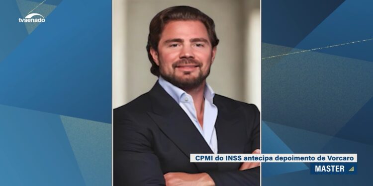 CPMI do INSS ouve Daniel Vorcaro, dono do Banco Master, na segunda-feira