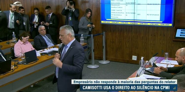 Empresário Paulo Camisotti fica em silêncio na CPMI do INSS