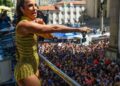 Mais de 500 mil foliões acompanham megabloco de Ivete Sangalo