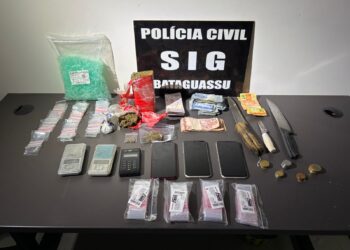 Polícia Civil desarticula ponto de tráfico e prende responsáveis por comércio de drogas em Bataguassu