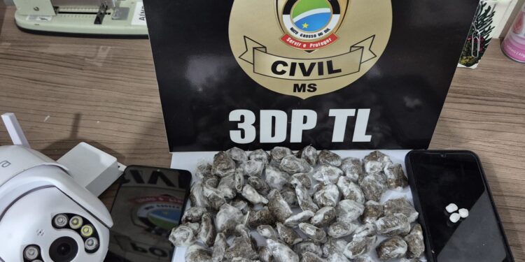 Polícia Civil prende dois traficantes durante ação em Três Lagoas