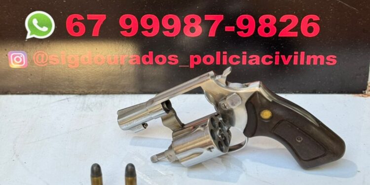Polícia Civil prende homem por posse irregular de arma de fogo em Dourados