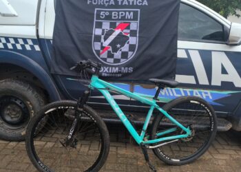 Polícia Militar prende autor de furto de bicicleta em Coxim