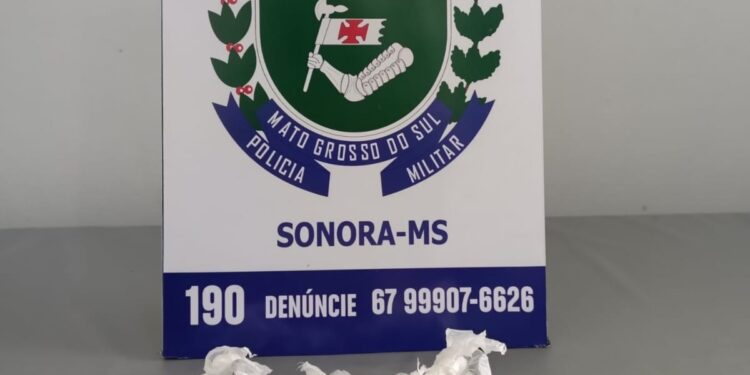Polícia Militar prende homem por tráfico de drogas e apreende entorpecentes em Sonora