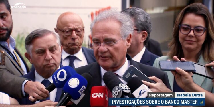 Renan Calheiros defende acesso às investigações do Banco Master