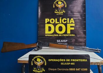 DOF apreende arma de fogo em abordagem em Jardim