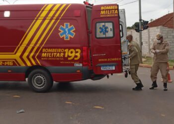 Motociclista morre em colisão frontal na Rua Senador Filinto Muller, em Ribas do Rio Pardo