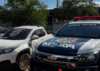 Veículo furtado em Caarapó é recuperado pela Força Tática