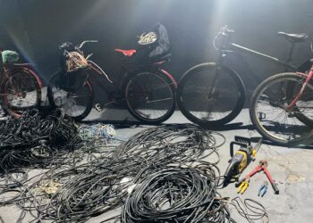 Polícia prende suspeitos de furto de fios em São Gabriel do Oeste