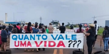 Moradores fecham BR-163 na saída para Caarapó