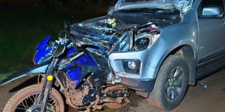 Motociclista morre após ser atingido por carro na BR-163