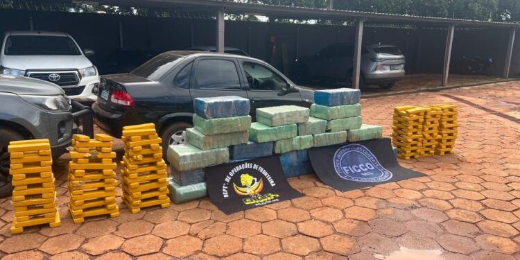 Prisão de homem em Sidrolândia evita fuga de 745 kg de drogas