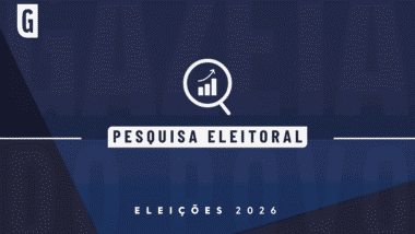 Ilustração feita pela equipe da Gazeta do Povo com um gráfico e uma lupa e as frases Pesquisa Eleitoral e Eleições 2026