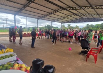 Polícia Militar realiza palestra sobre violência doméstica durante evento em comemoração ao Dia da Mulher em Pedro Gomes