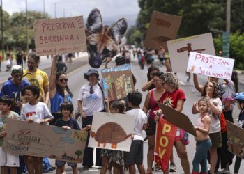 Protesto pede retirada de área ambiental do projeto de socorro ao BRB
