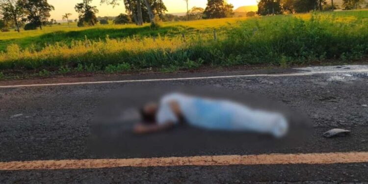 Indígena morre atropelado na MS-162; motorista fugiu do local em Sidrolândia