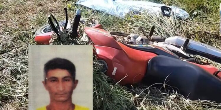 Motociclista morre na MS-384 e namorada fica em estado grave