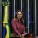 Em discurso, à tribuna, senadora Leila Barros (PDT-DF).