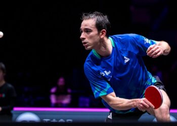 Hugo Calderano perde de algoz olímpico e cai em torneio na China