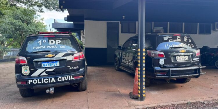 Polícia Civil cumpre mandado de prisão por regressão cautelar em Ponta Porã