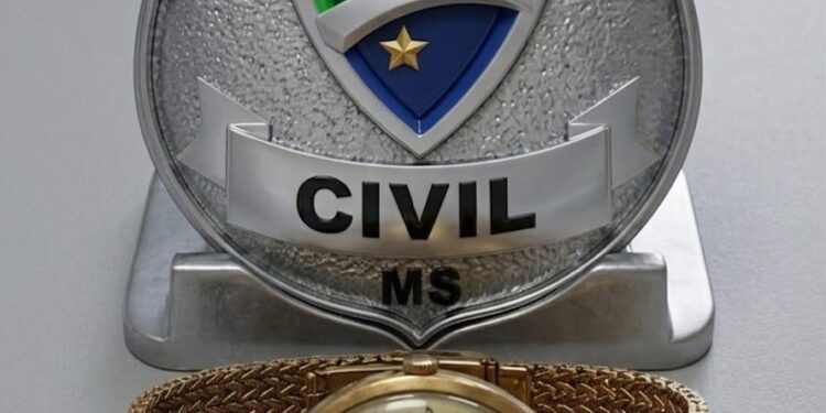 Polícia Civil recupera relógio de ouro 18k e prende jardineiro por furto em residência em Campo Grande