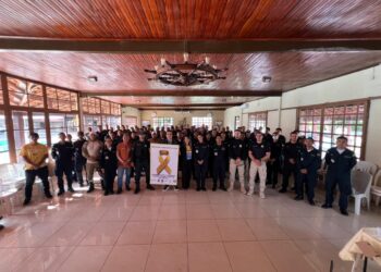 Polícia Militar, PRF, DETRAN-MS e CETRAN-MS participam de palestra sobre trânsito para militares da Marinha em Ladário