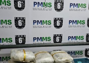 Polícia Militar apreende mais de 11 kg de maconha durante fiscalização em Corumbá