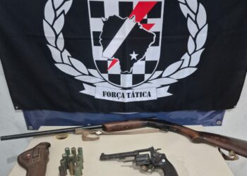 Polícia Militar em Três Lagoas apreende armas de fogo
