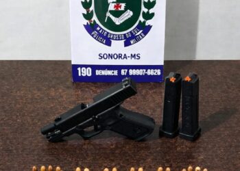 Polícia Militar prende homem com pistola furtada e cumpre mandado de prisão em Sonora