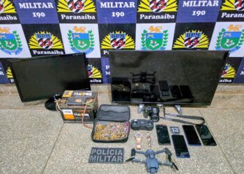 Polícia Militar recupera objetos furtados e detém dois suspeitos por furto e receptação em Paranaíba