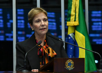 Em discurso, à tribuna, senadora Tereza Cristina (PP-MS).