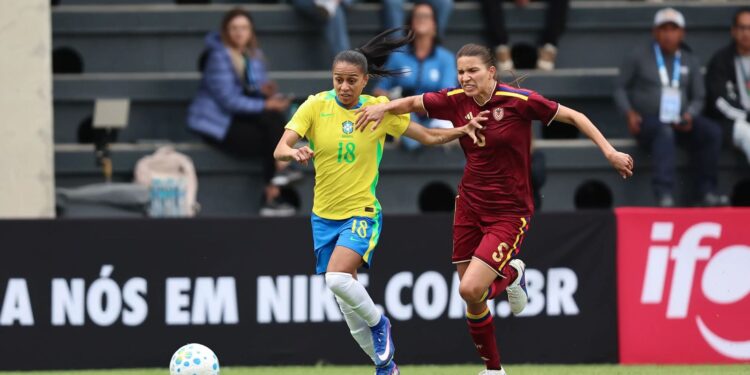 Seleção feminina perde de 2 a 1 para Venezuela em amistoso