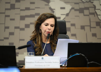 Presidente da CDR, senadora Professora Dorinha Seabra (União-TO) conduz reunião.