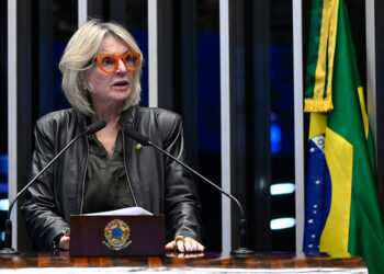 Em discurso, à tribuna, senadora Margareth Buzetti (PP-MT).