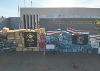 DOF e DEFRON apreendem 4 toneladas de drogas em Dourados