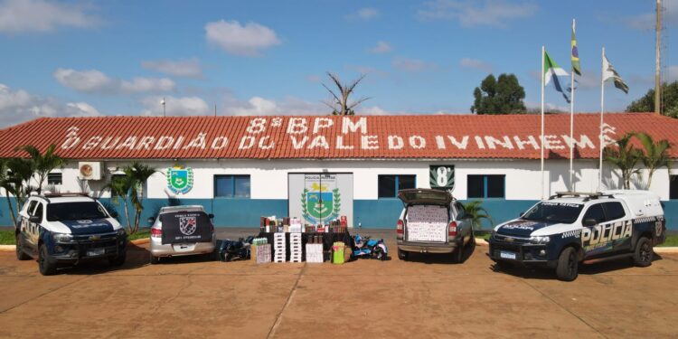 PM apreende carga ilegal de R$ 43 mil em Nova Andradina