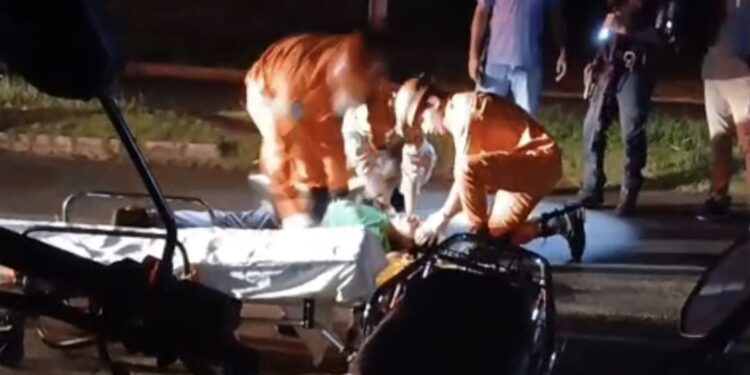 Criminoso baleado após tentativa de assalto na fronteira