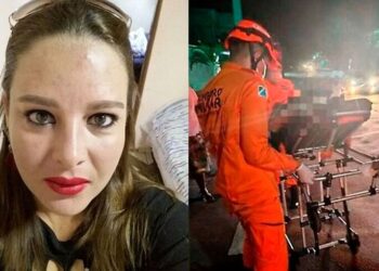 Mulher que perdeu perna em acidente crítico deixa CTI