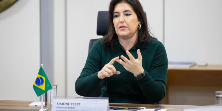Ministra Simone Tebet anuncia saída do governo para disputar Senado em SP