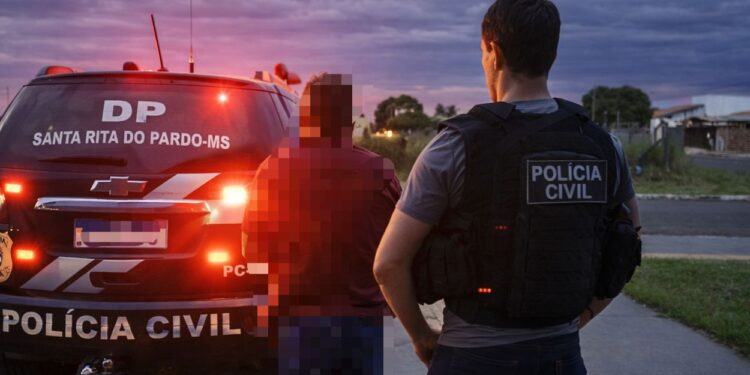 Polícia Civil prende estelionatário foragido em Santa Rita do Pardo