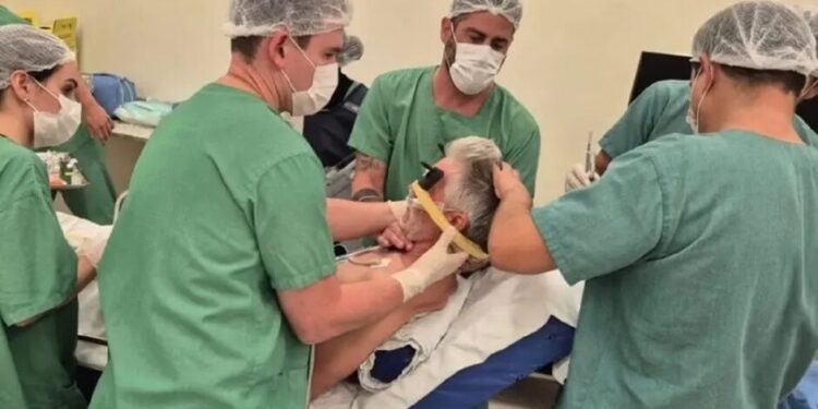 Paciente de Nova Andradina faz 1ª cirurgia cerebral pelo SUS para Parkinson em MS